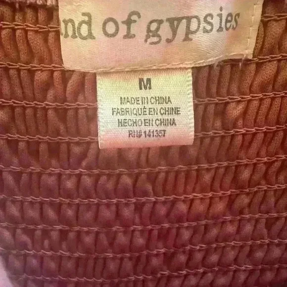 Band of Gypsies Floral Strapless Jumpsuit Size M ♥️ - Picture 7 of 8